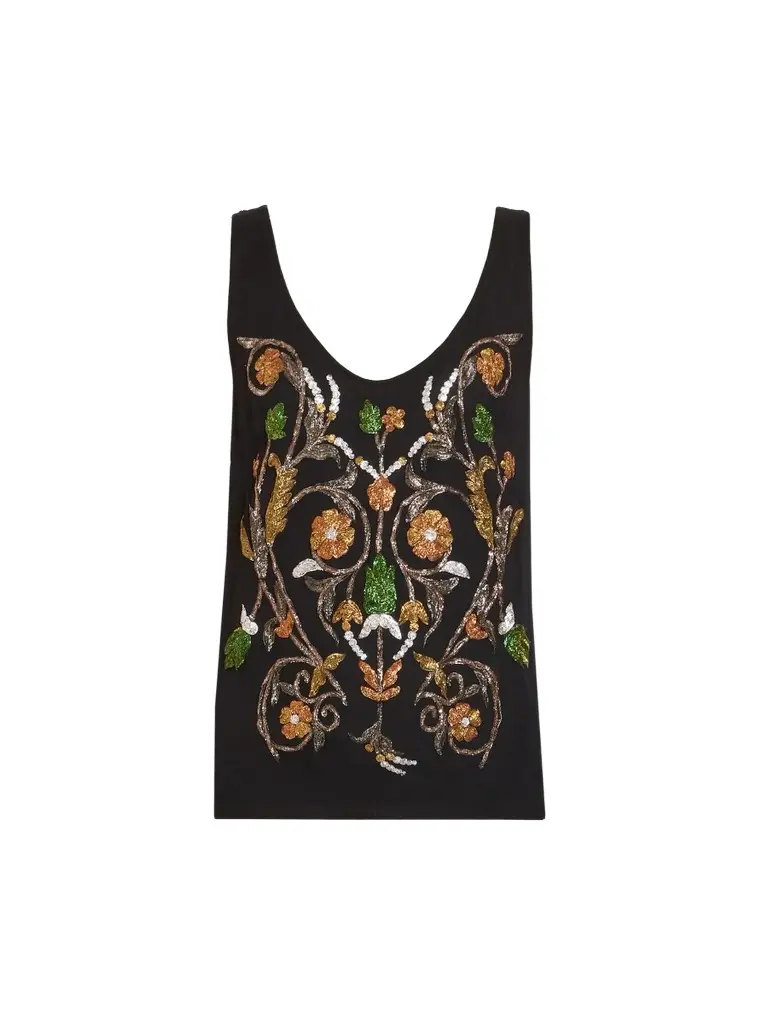 Women's Croppy Embellished Top Women's Croppy Embellished Top