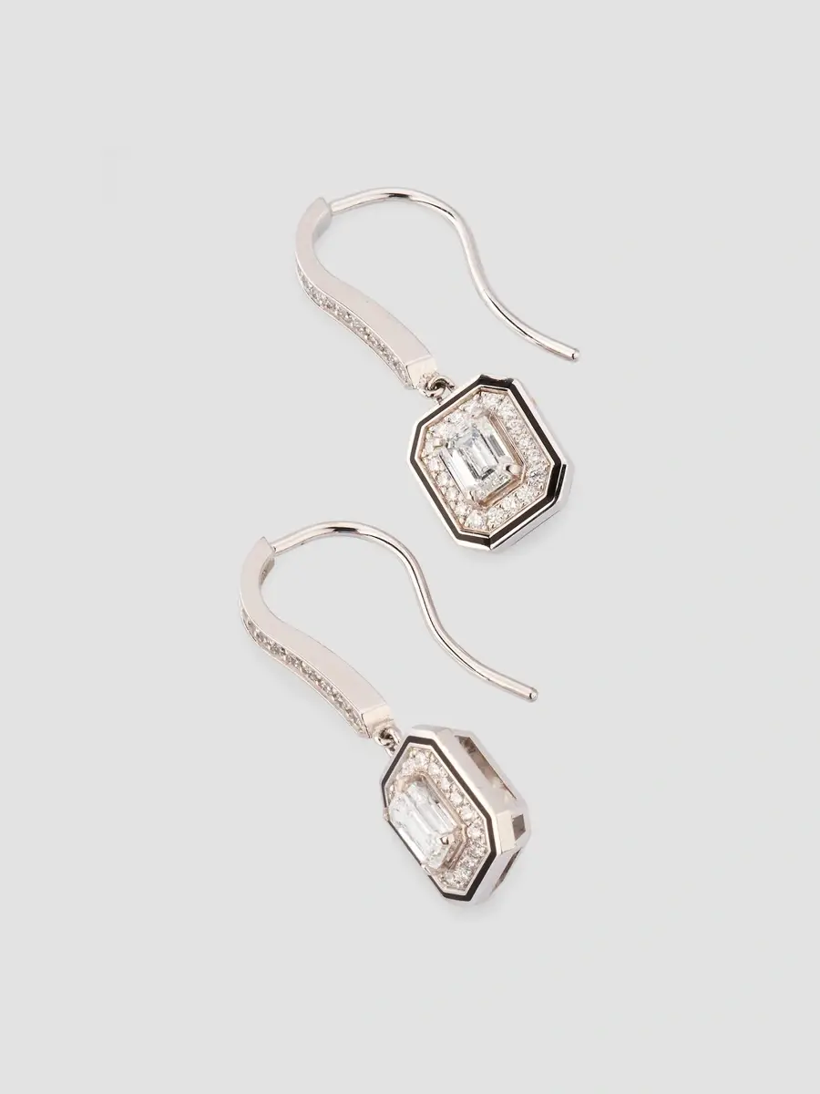 Boucheron Women's Vendome Lisere 18K White Gold & 1.00 TCW Diamond Earrings | Thumbnail 3 Boucheron Women's Vendome Lisere 18K White Gold & 1.00 TCW Diamond Earrings | Thumbnail 3