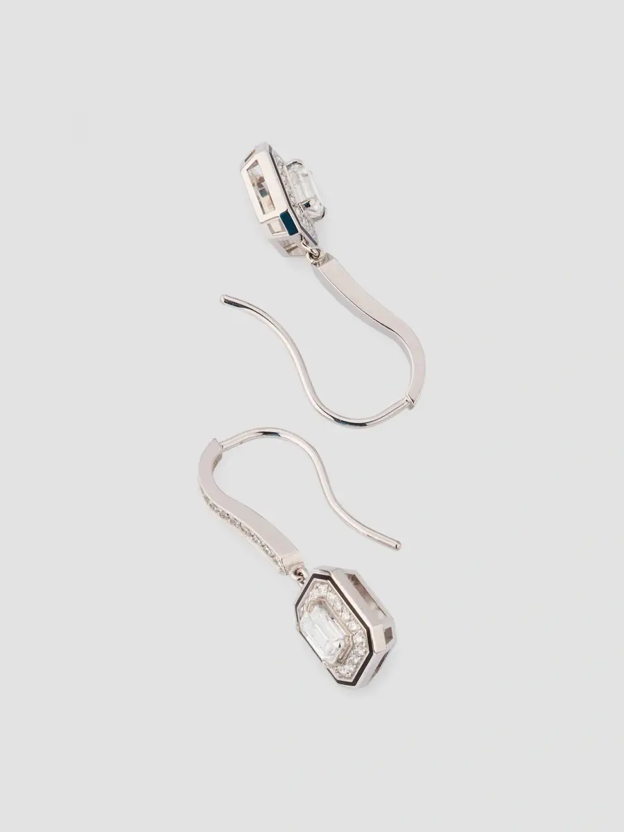 Boucheron Women's Vendome Lisere 18K White Gold & 1.00 TCW Diamond Earrings | Thumbnail 4 Boucheron Women's Vendome Lisere 18K White Gold & 1.00 TCW Diamond Earrings | Thumbnail 4