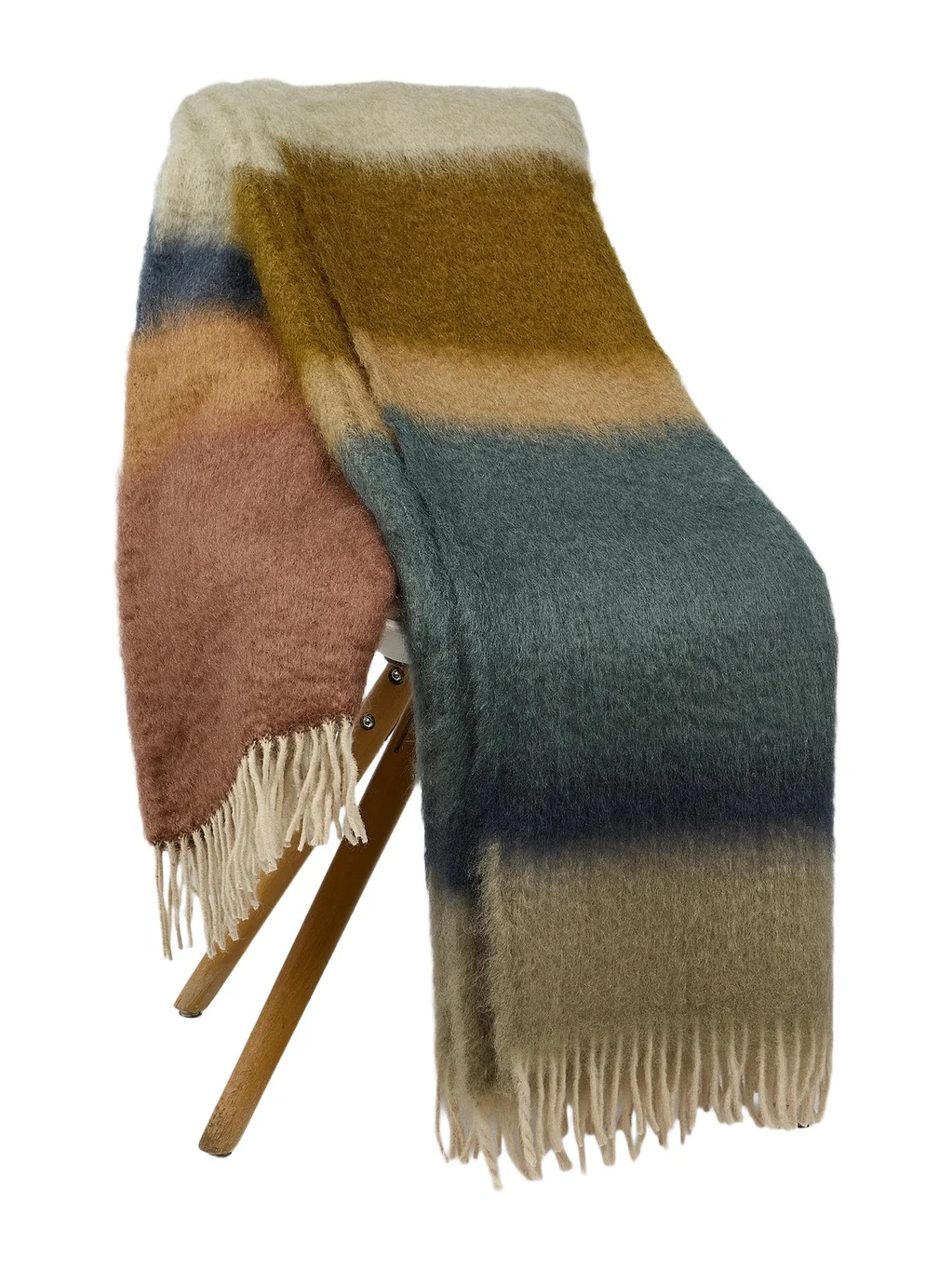 Mantas Ezcaray Matisse Mohair-Blend Throw Blanket