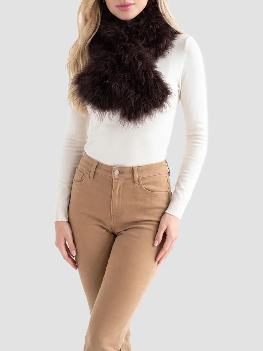 Gorski Women's Select Lamb Pull Through Scarf | Thumbnail 2 Gorski Women's Select Lamb Pull Through Scarf | Thumbnail 2