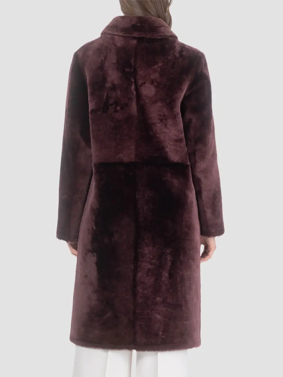 Gorski Women's Reversible Merino Shearling Lamb Short Coat | Thumbnail 5 Gorski Women's Reversible Merino Shearling Lamb Short Coat | Thumbnail 5