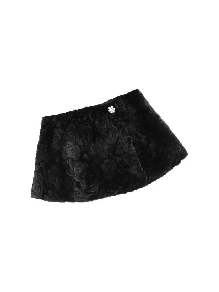 Gorski Women's Select Shearling Lamb Rose Cut Capelet
