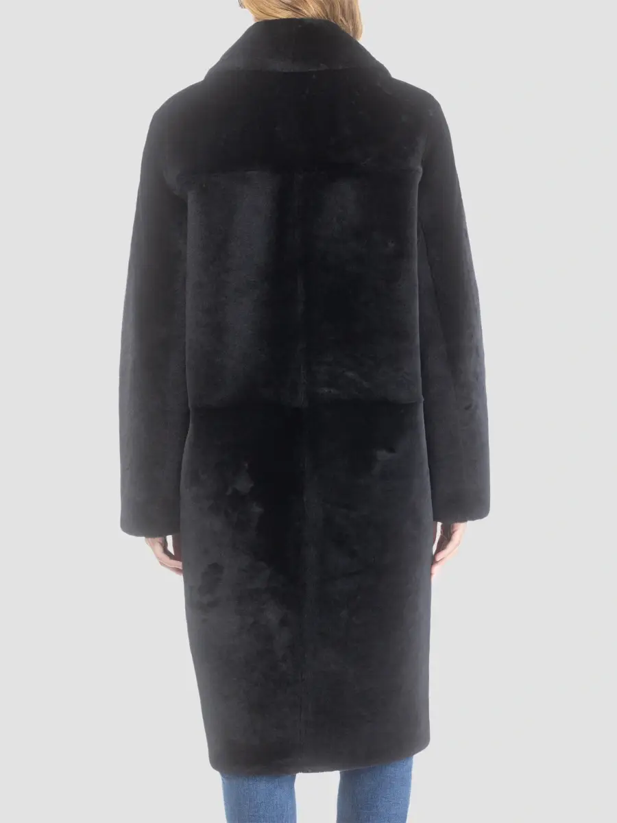 Gorski Women's Merino Shearling Lamb Short Coat | Thumbnail 4