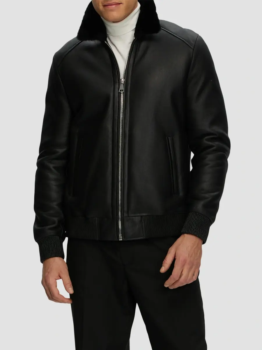 Gorski Men's Merino Shearling Lamb Jacket | Thumbnail 3