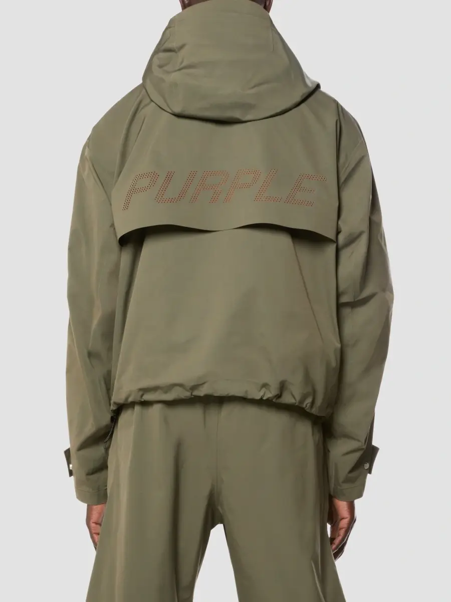 Purple Brand Men's Logo Anorak Jacket | Thumbnail 2 Purple Brand Men's Logo Anorak Jacket | Thumbnail 2