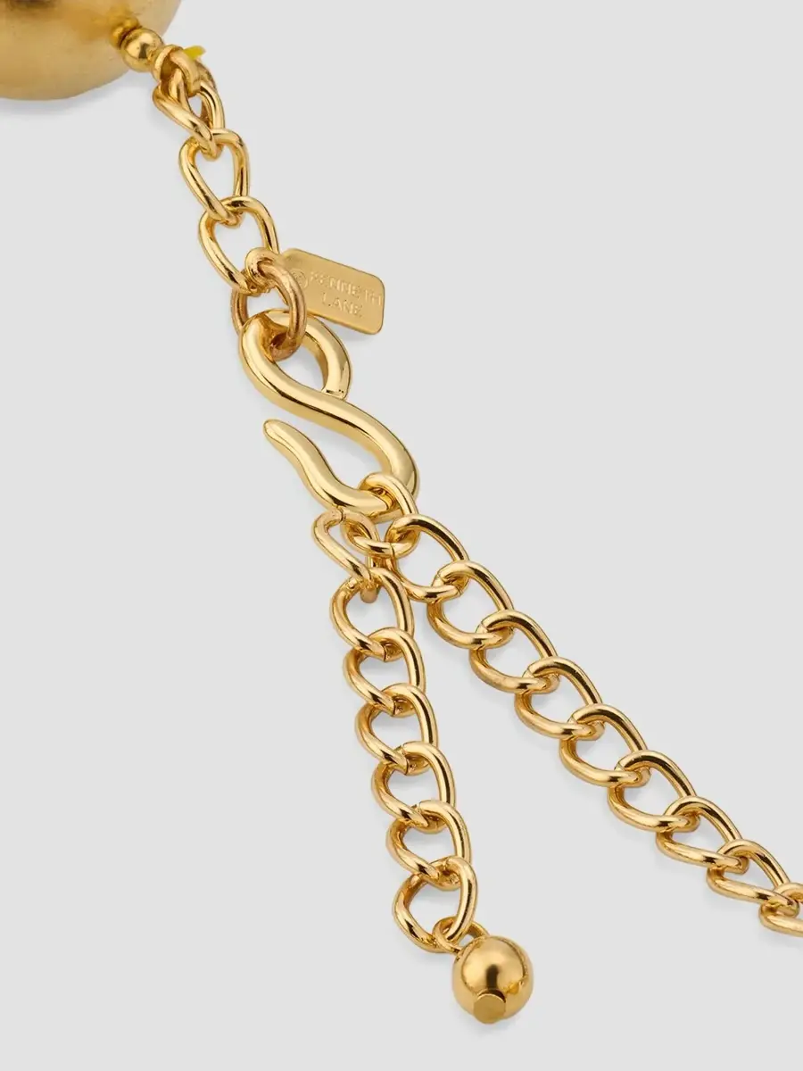 KENNETH JAY LANE Women's Goldtone & Resin Cabochon Beaded Necklace | Thumbnail 4