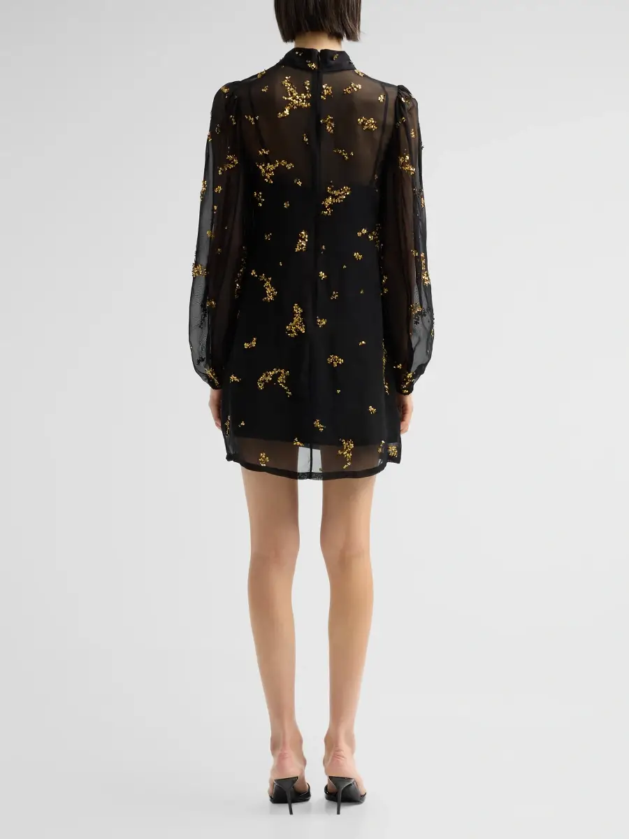 AZEEZA Women's Orion Embellished Organza Mini Dress | Thumbnail 3 AZEEZA Women's Orion Embellished Organza Mini Dress | Thumbnail 3