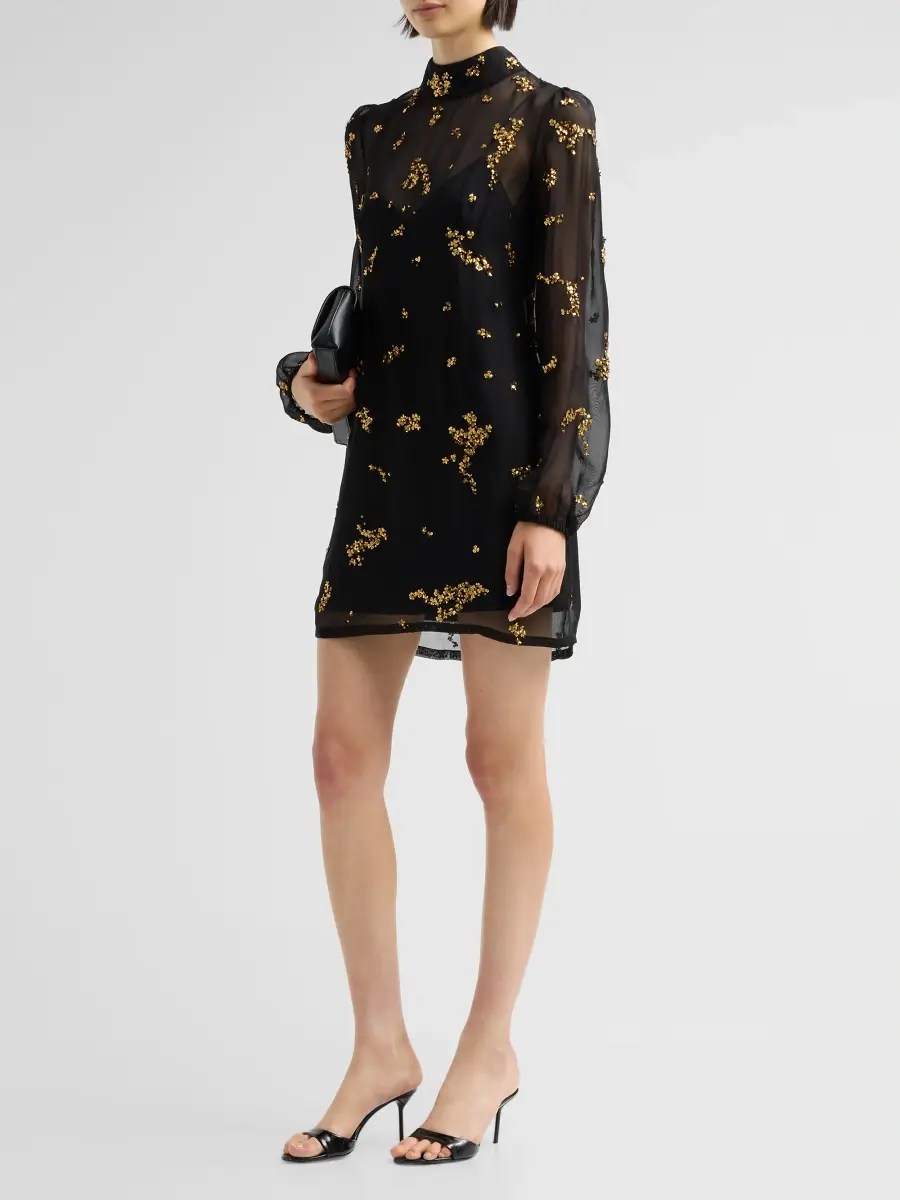 AZEEZA Women's Orion Embellished Organza Mini Dress | Thumbnail 4 AZEEZA Women's Orion Embellished Organza Mini Dress | Thumbnail 4