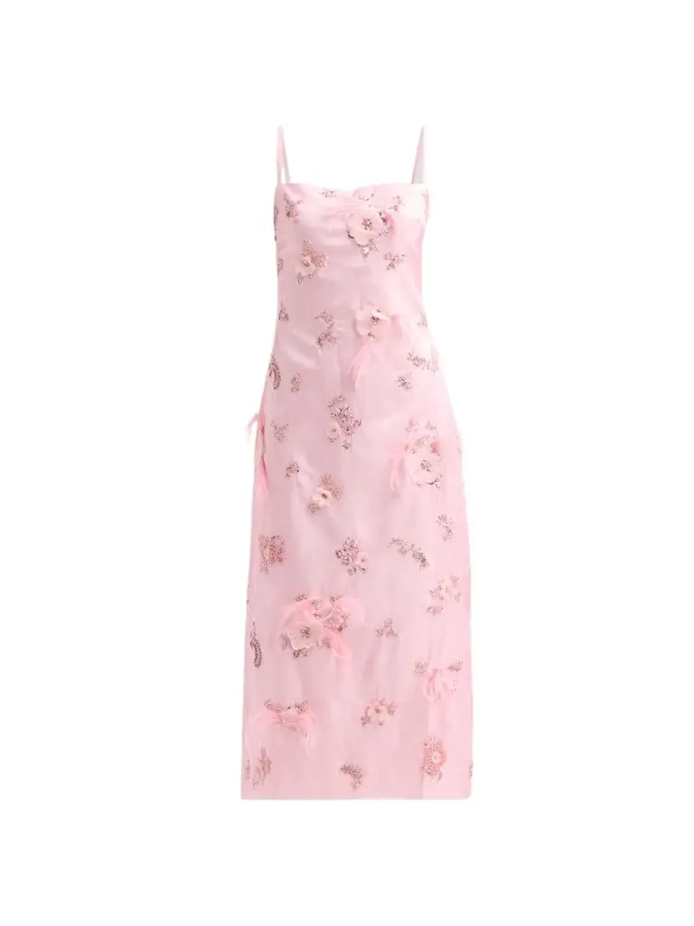 AZEEZA Women's Kye Embellished Midi Dress