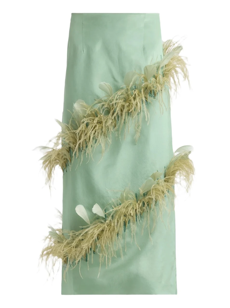AZEEZA Women's Josephine Feather Embellished Skirt