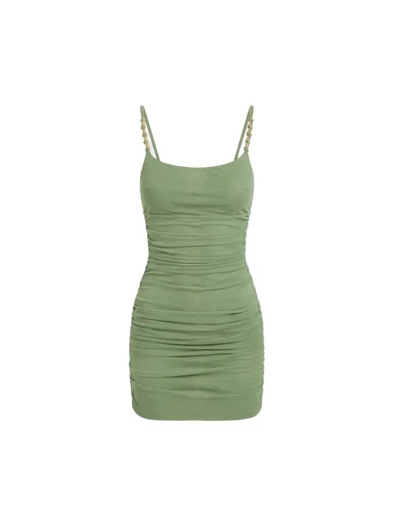 ViX by Paula Hermanny Women's Lorena Ruched Mini Dress