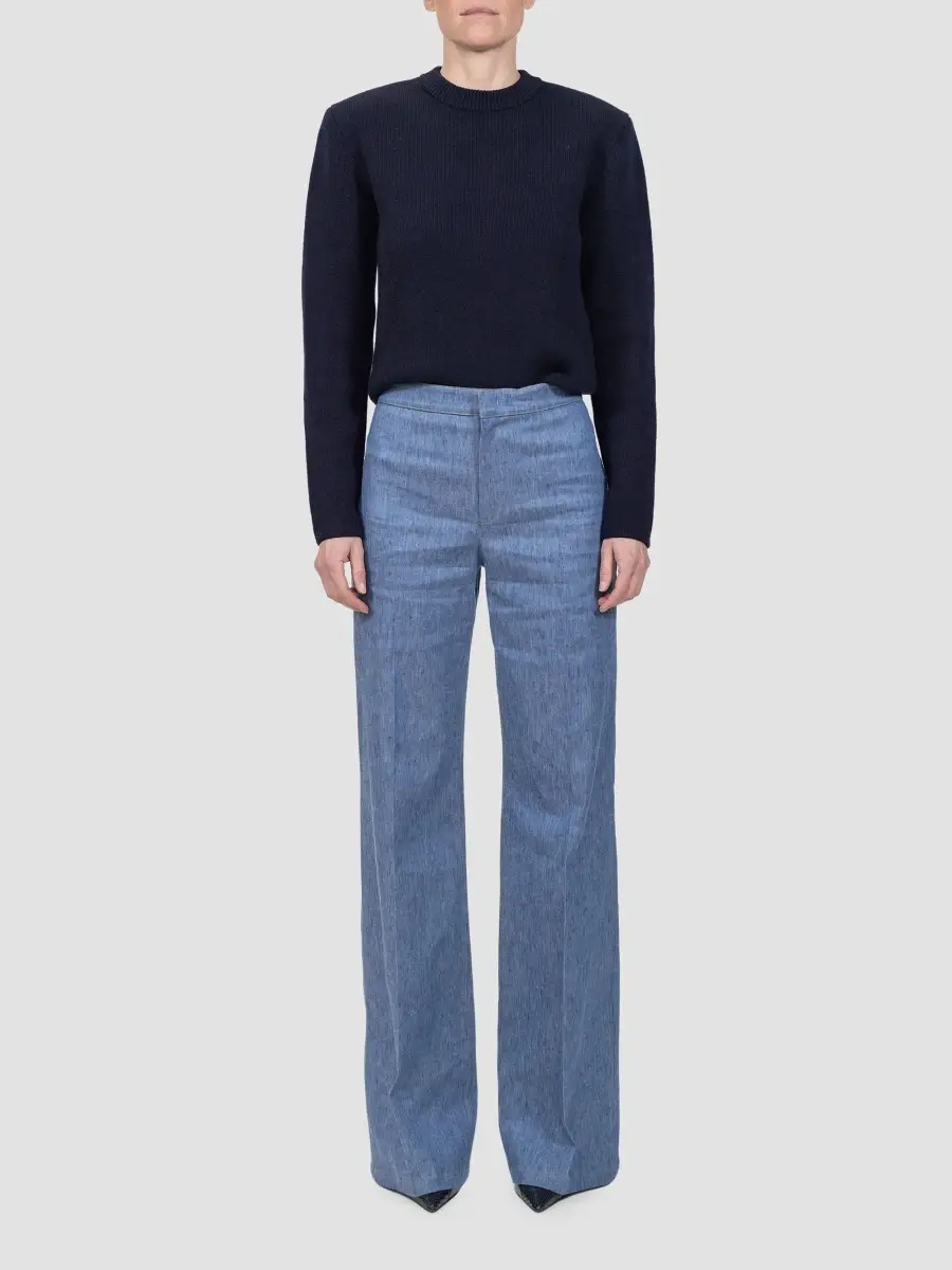 CALLAS MILANO Women's Jane Denim Flare Pants | Thumbnail 2 CALLAS MILANO Women's Jane Denim Flare Pants | Thumbnail 2