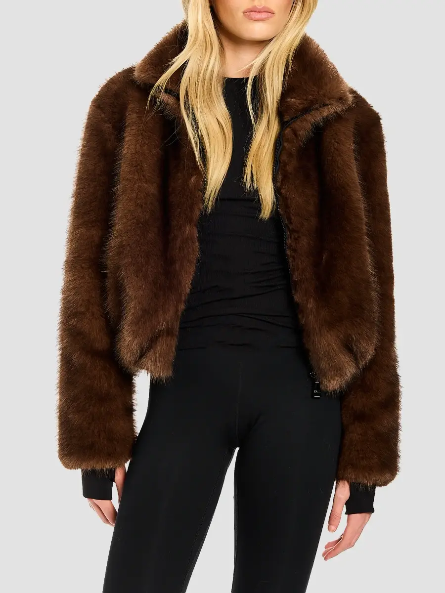 Sam. SAM. Women's Bowie Faux Fur Bomber Jacket | Thumbnail 5 Sam. SAM. Women's Bowie Faux Fur Bomber Jacket | Thumbnail 5