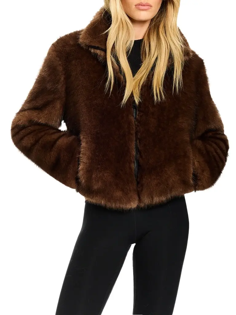 Sam. SAM. Women's Bowie Faux Fur Bomber Jacket