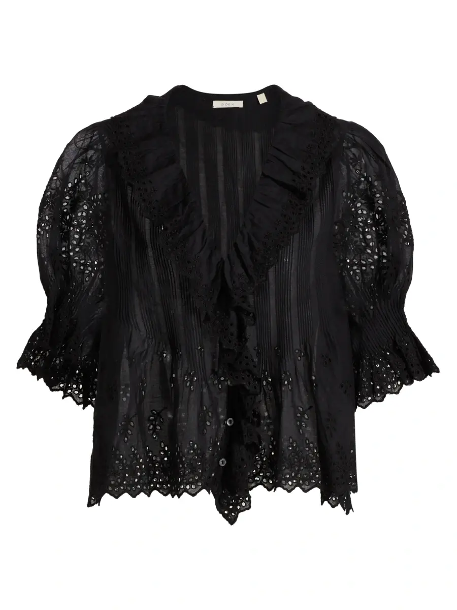 Women's Henri Voile Eyelet Top Women's Henri Voile Eyelet Top