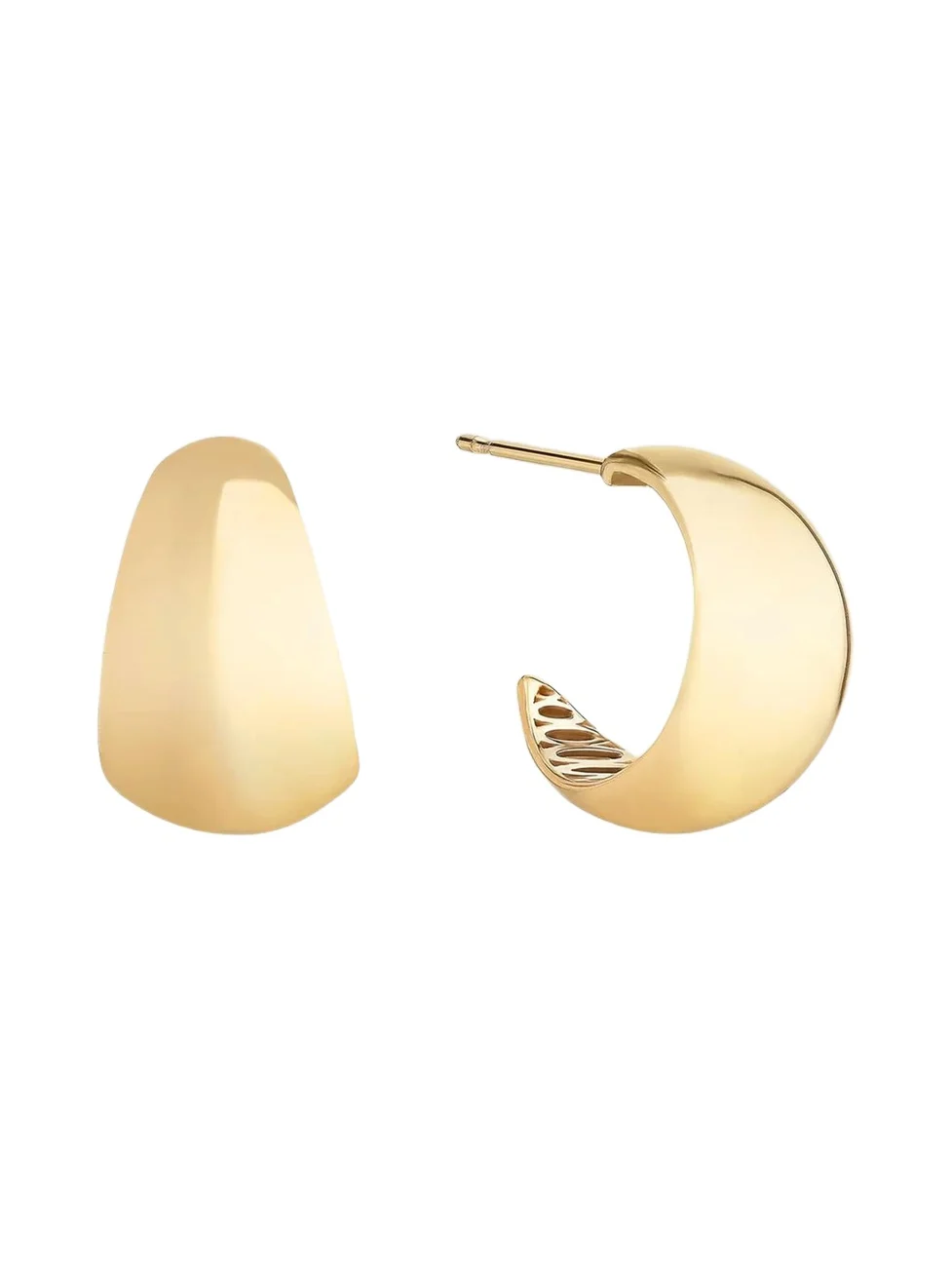 Women's 14K Yellow Gold Huggie Earrings Women's 14K Yellow Gold Huggie Earrings