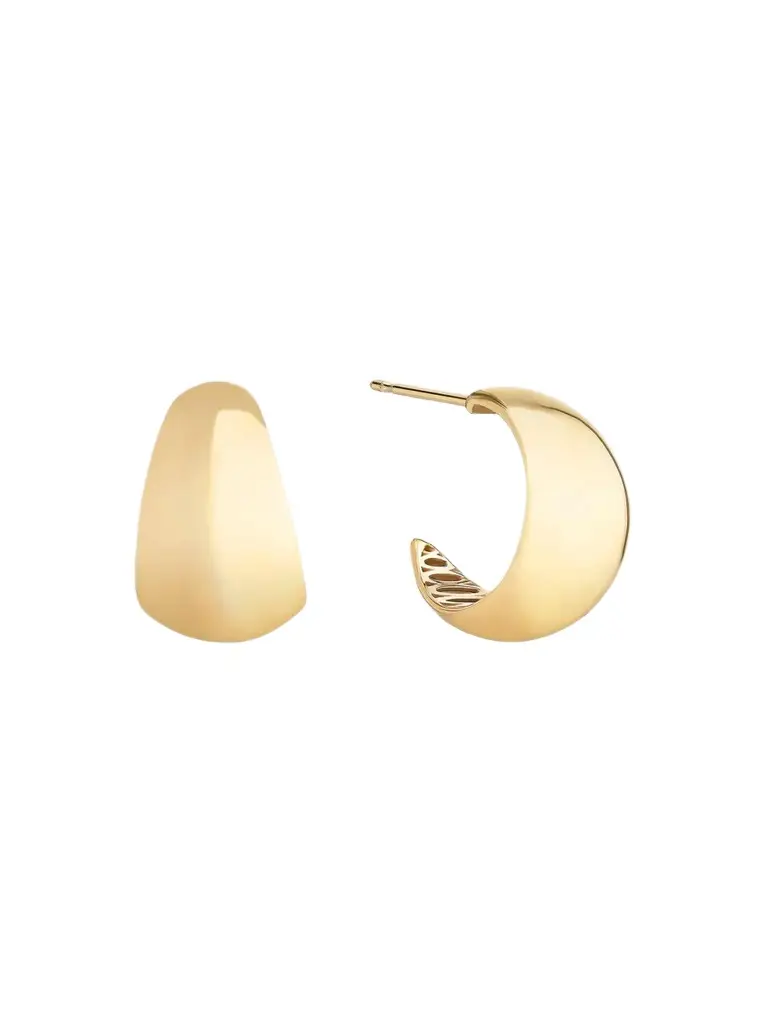 Women's 14K Yellow Gold Huggie Earrings Women's 14K Yellow Gold Huggie Earrings