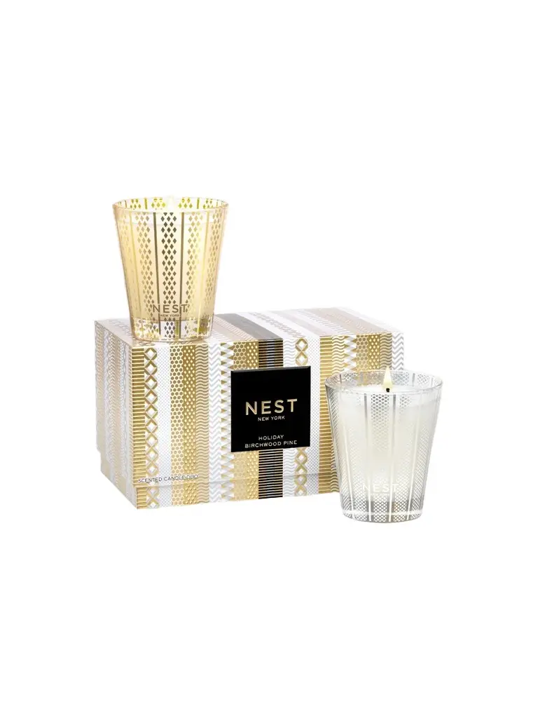 Festive 2-Piece Classic Candle Set Festive 2-Piece Classic Candle Set