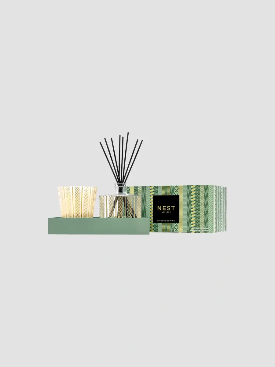 NEST New York Birchwood Pine Scented Candle & Reed Diffuser 2-Piece Gift Set | Thumbnail 2 NEST New York Birchwood Pine Scented Candle & Reed Diffuser 2-Piece Gift Set | Thumbnail 2