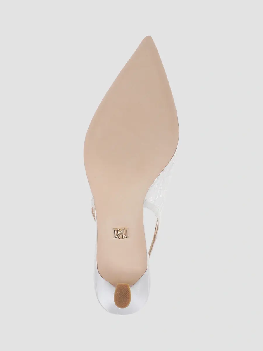 BADGLEY MISCHKA Women's Raine 75MM Lace Slingback Pumps | Thumbnail 6 BADGLEY MISCHKA Women's Raine 75MM Lace Slingback Pumps | Thumbnail 6