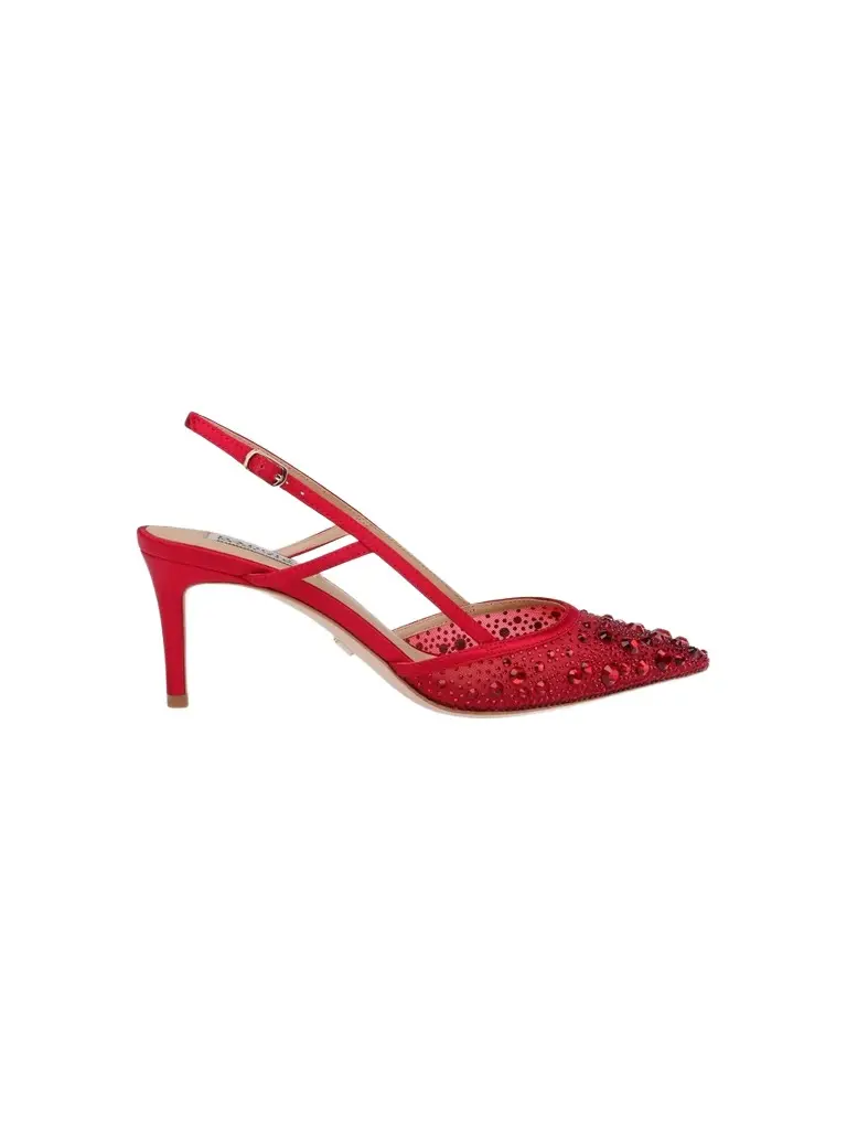 Women's Reem 65MM Crystal-Embellished Mesh & Satin Slingback Pumps Women's Reem 65MM Crystal-Embellished Mesh & Satin Slingback Pumps