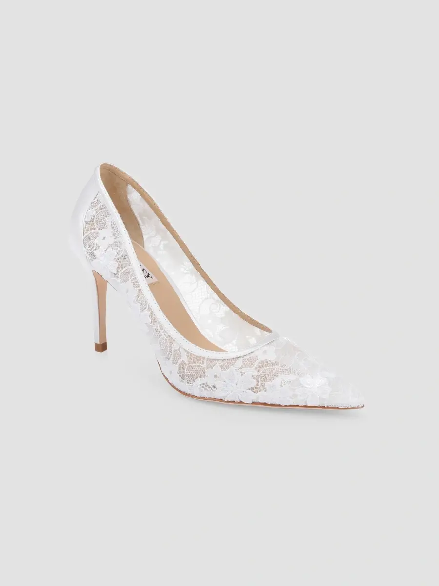 BADGLEY MISCHKA Women's Rania 85MM Floral Lace Pumps | Thumbnail 2 BADGLEY MISCHKA Women's Rania 85MM Floral Lace Pumps | Thumbnail 2