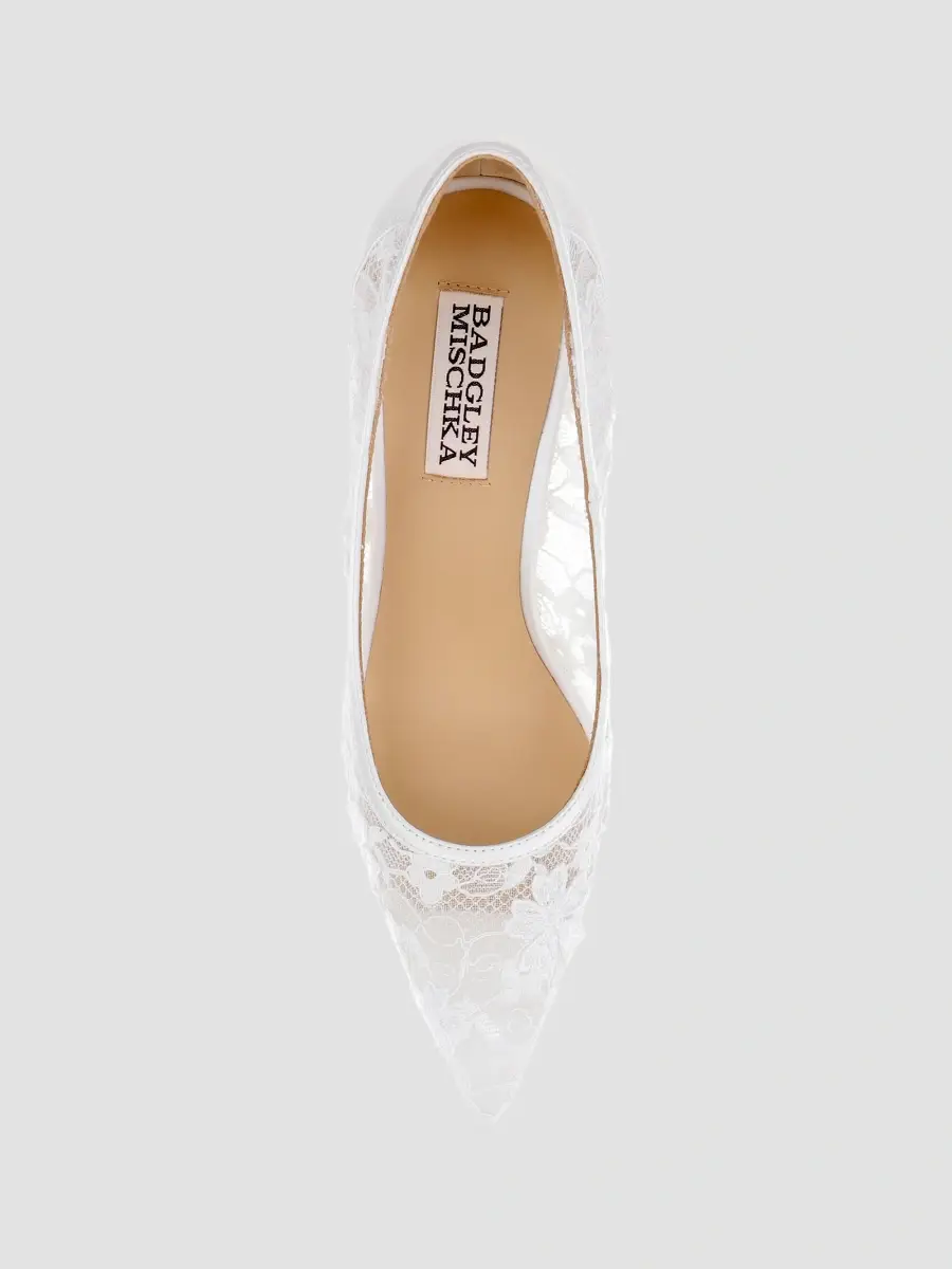 BADGLEY MISCHKA Women's Rania 85MM Floral Lace Pumps | Thumbnail 5 BADGLEY MISCHKA Women's Rania 85MM Floral Lace Pumps | Thumbnail 5