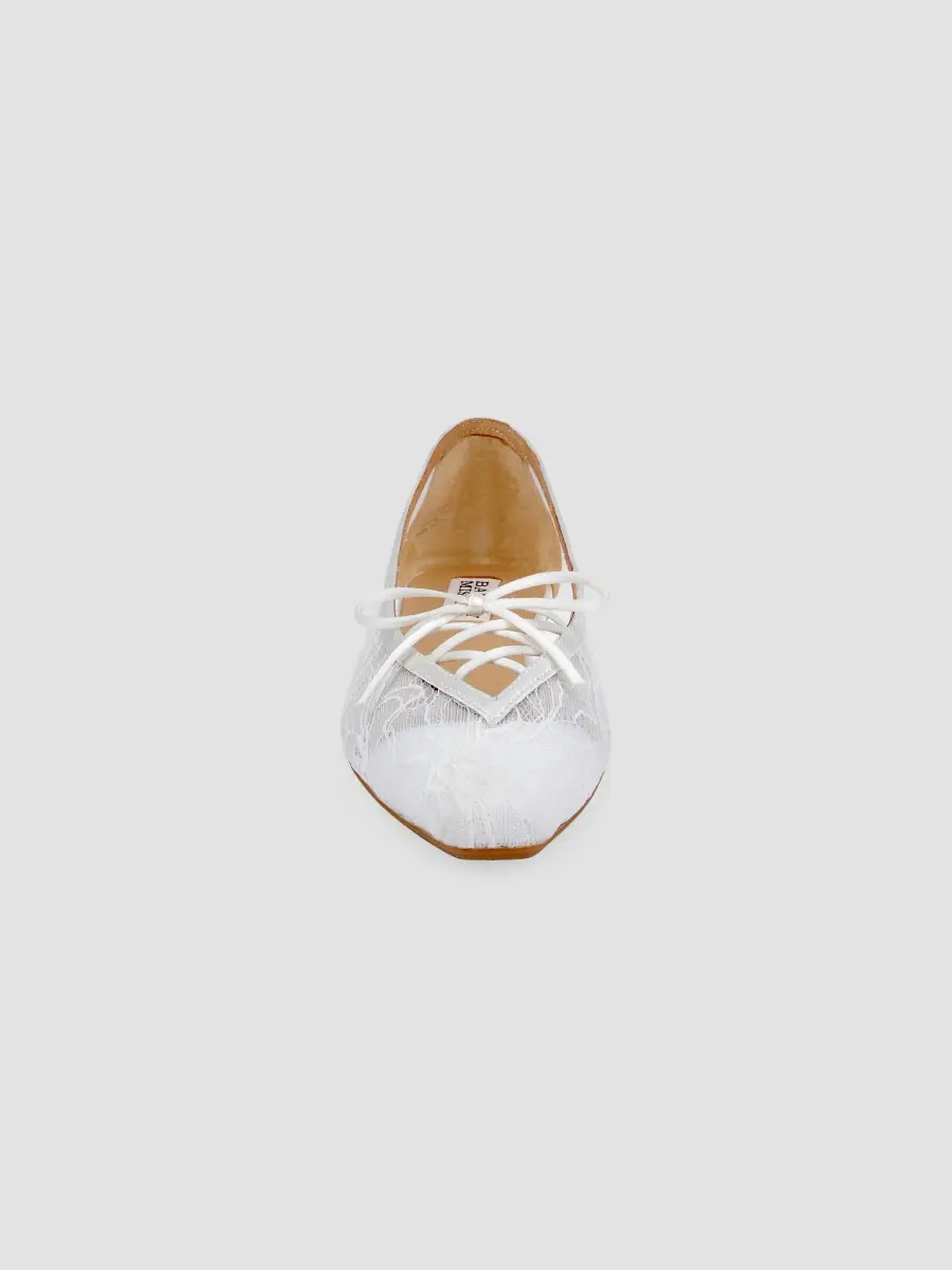 BADGLEY MISCHKA Women's Raelyn Lace Ballet Flats | Thumbnail 4 BADGLEY MISCHKA Women's Raelyn Lace Ballet Flats | Thumbnail 4