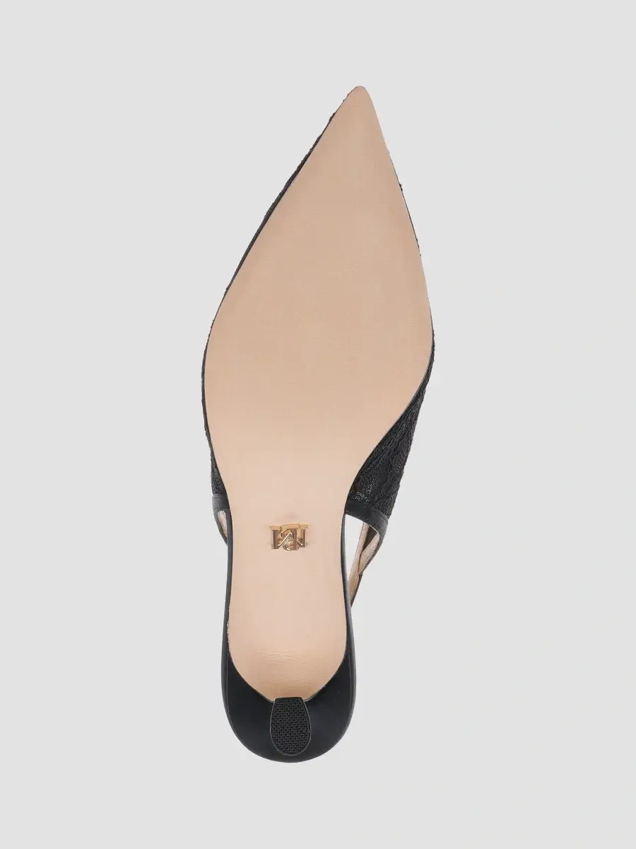 BADGLEY MISCHKA Women's Raine 75MM Lace Slingback Pumps | Thumbnail 6 BADGLEY MISCHKA Women's Raine 75MM Lace Slingback Pumps | Thumbnail 6