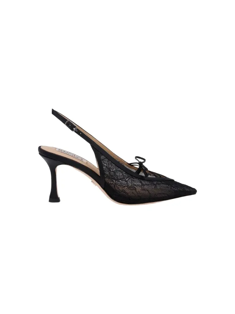 Women's Raine 75MM Lace Slingback Pumps Women's Raine 75MM Lace Slingback Pumps