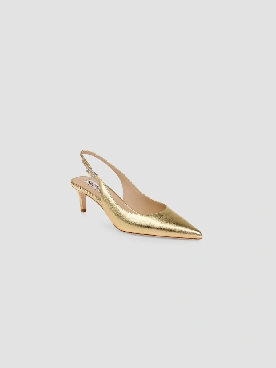 BADGLEY MISCHKA Women's Ruthie II 55MM Patent Leather Slingback Pumps | Thumbnail 2 BADGLEY MISCHKA Women's Ruthie II 55MM Patent Leather Slingback Pumps | Thumbnail 2