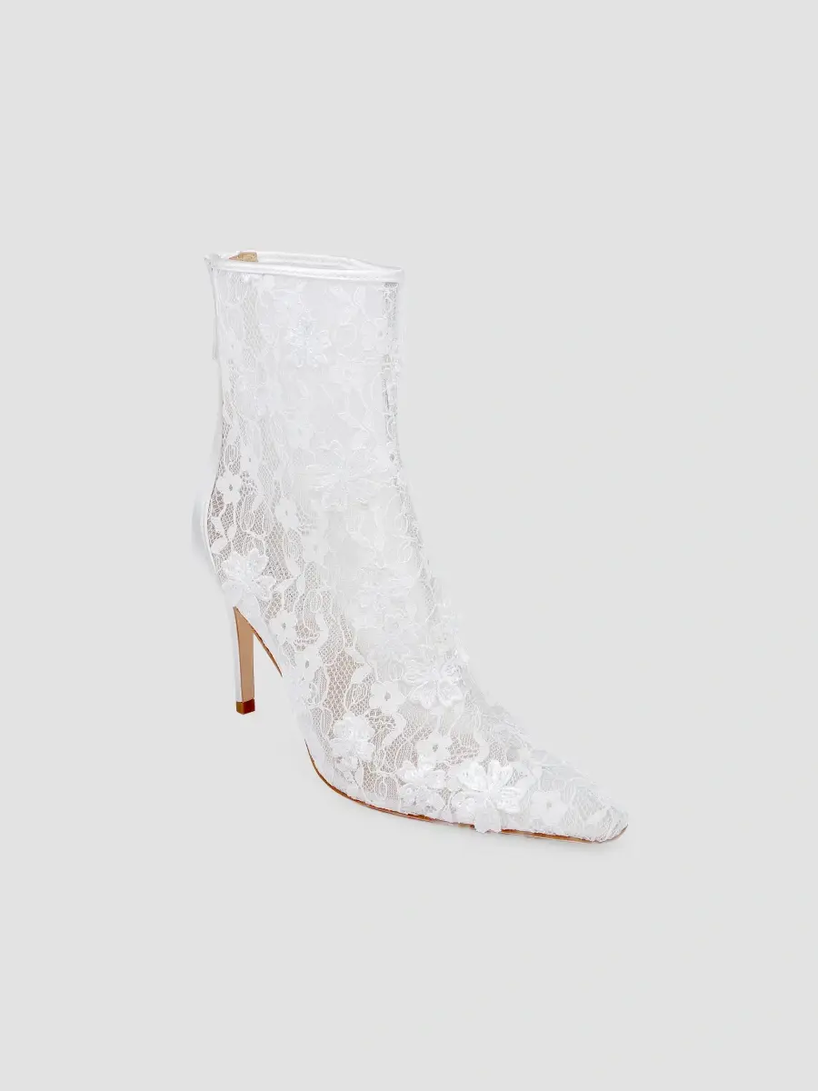 BADGLEY MISCHKA Women's Raya 85MM Lace Ankle Boots | Thumbnail 2 BADGLEY MISCHKA Women's Raya 85MM Lace Ankle Boots | Thumbnail 2