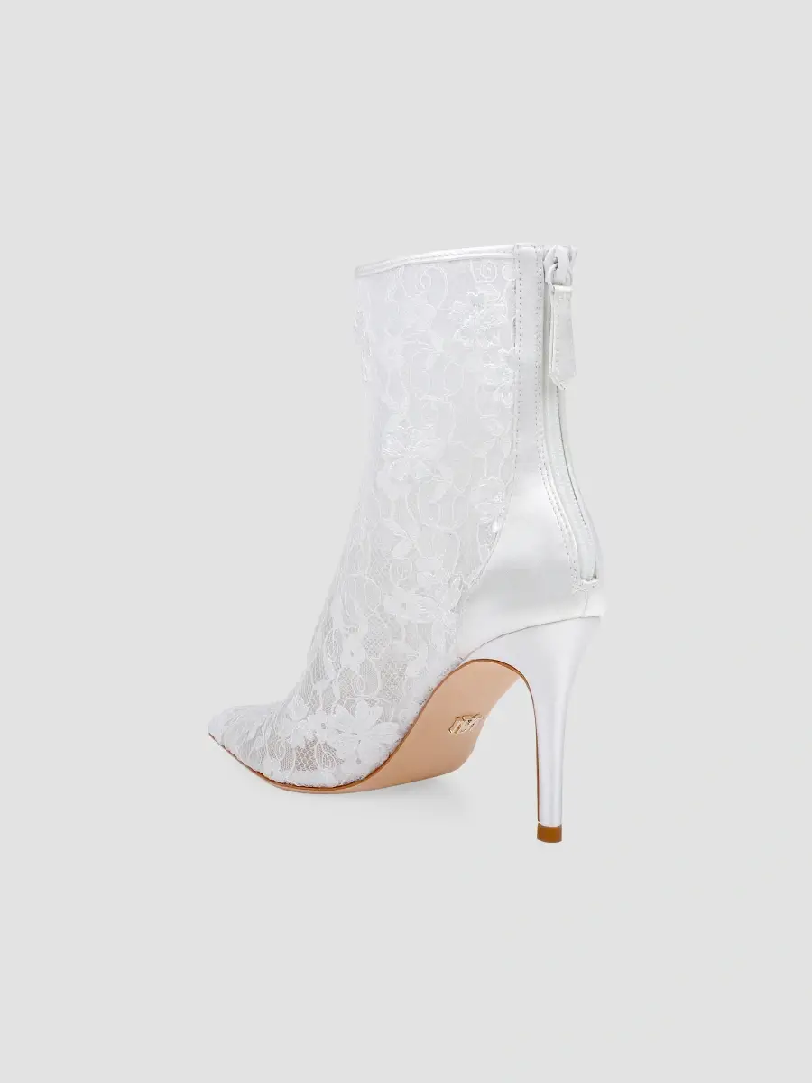 BADGLEY MISCHKA Women's Raya 85MM Lace Ankle Boots | Thumbnail 3 BADGLEY MISCHKA Women's Raya 85MM Lace Ankle Boots | Thumbnail 3