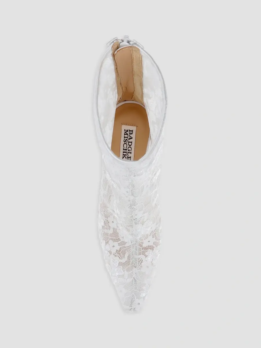 BADGLEY MISCHKA Women's Raya 85MM Lace Ankle Boots | Thumbnail 5 BADGLEY MISCHKA Women's Raya 85MM Lace Ankle Boots | Thumbnail 5