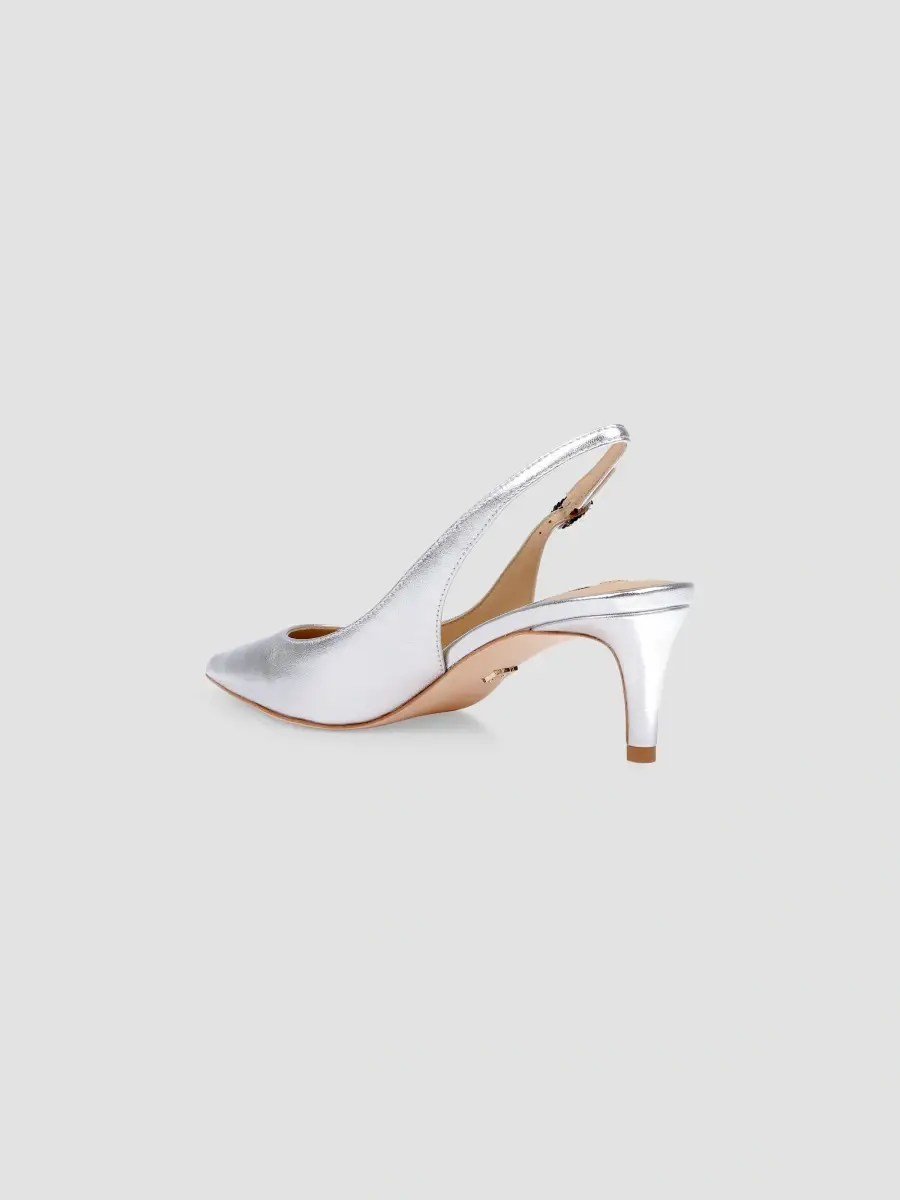 BADGLEY MISCHKA Women's Ruthie II 55MM Patent Leather Slingback Pumps | Thumbnail 3 BADGLEY MISCHKA Women's Ruthie II 55MM Patent Leather Slingback Pumps | Thumbnail 3