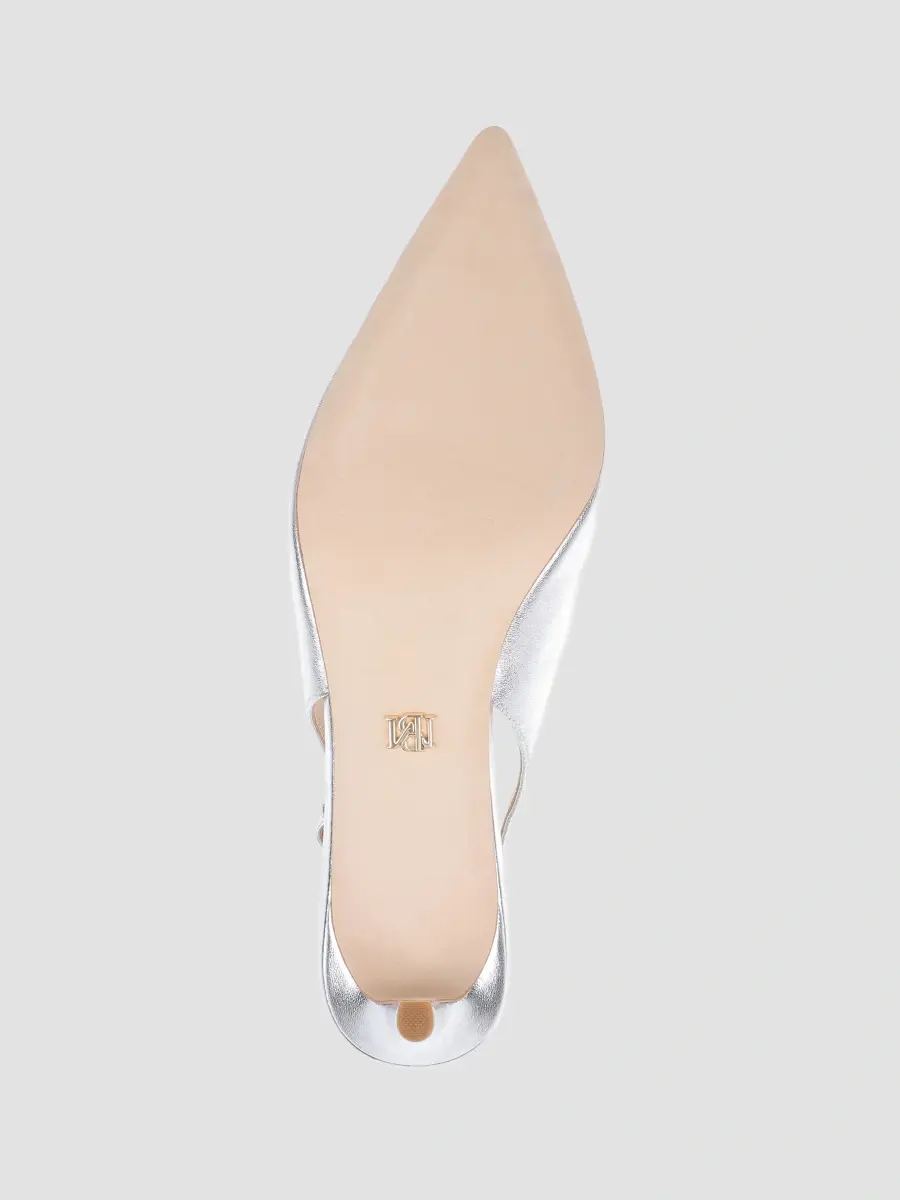 BADGLEY MISCHKA Women's Ruthie II 55MM Patent Leather Slingback Pumps | Thumbnail 6 BADGLEY MISCHKA Women's Ruthie II 55MM Patent Leather Slingback Pumps | Thumbnail 6