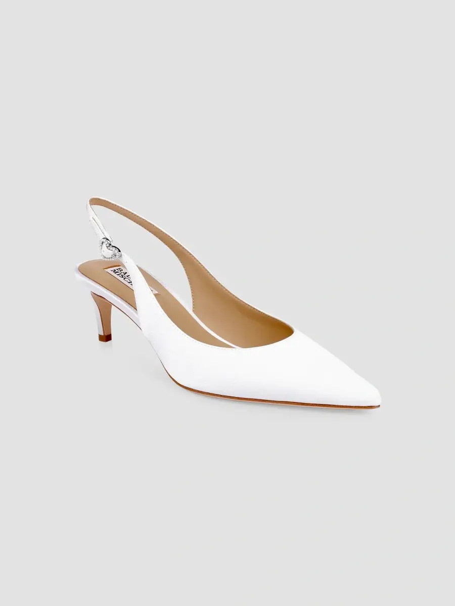 BADGLEY MISCHKA Women's Ruthie 55MM Embellished-Buckle Slingback Pumps | Thumbnail 2 BADGLEY MISCHKA Women's Ruthie 55MM Embellished-Buckle Slingback Pumps | Thumbnail 2