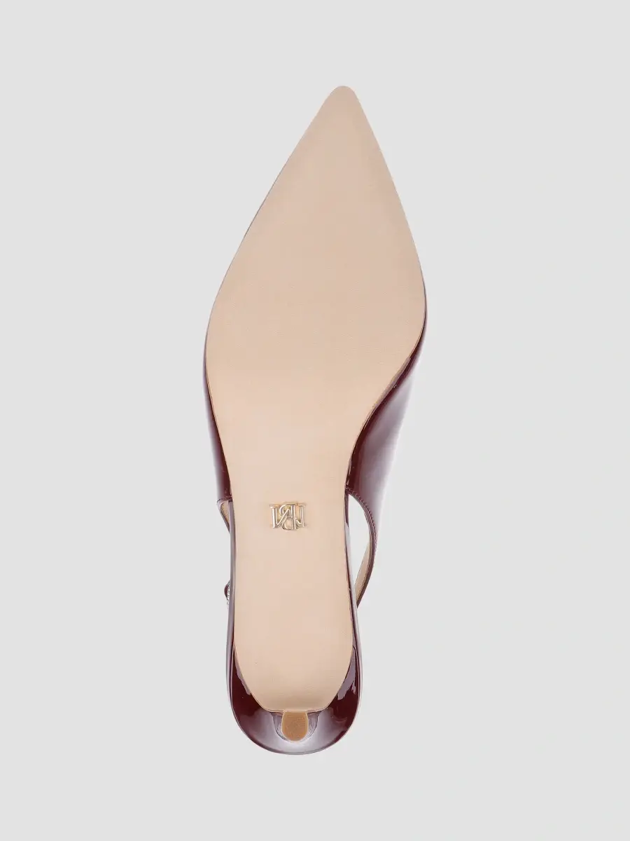 BADGLEY MISCHKA Women's Ruthie II 55MM Patent Leather Slingback Pumps | Thumbnail 6 BADGLEY MISCHKA Women's Ruthie II 55MM Patent Leather Slingback Pumps | Thumbnail 6