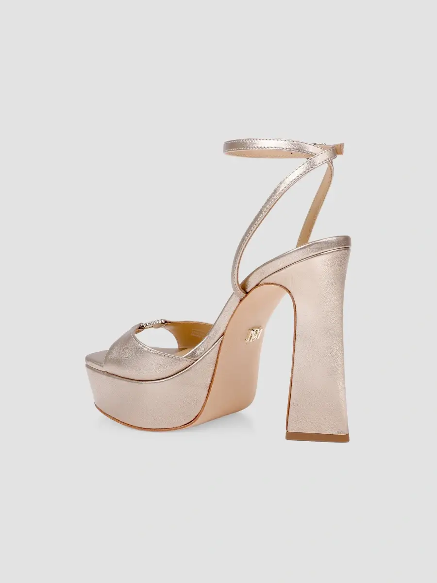 BADGLEY MISCHKA Women's Romina II 120MM Embellished Leather Platform Sandals | Thumbnail 3 BADGLEY MISCHKA Women's Romina II 120MM Embellished Leather Platform Sandals | Thumbnail 3
