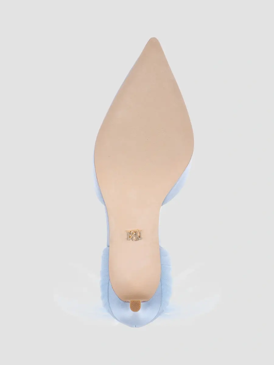 BADGLEY MISCHKA Women's Rosalie 85MM Tulle Bow Satin Pumps | Thumbnail 6 BADGLEY MISCHKA Women's Rosalie 85MM Tulle Bow Satin Pumps | Thumbnail 6