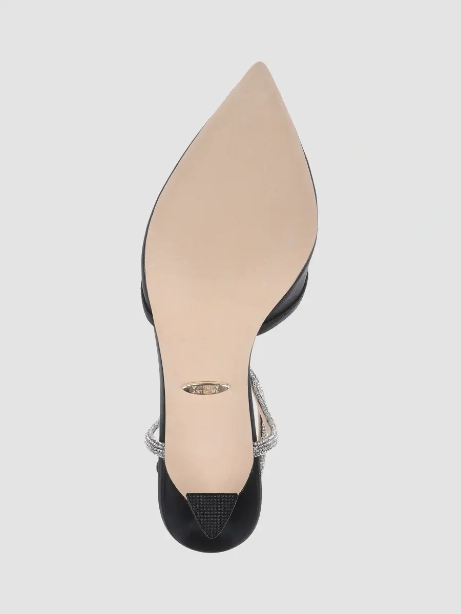 BADGLEY MISCHKA Women's Kamilah III 80MM Embellished Mesh-Satin Pumps | Thumbnail 6