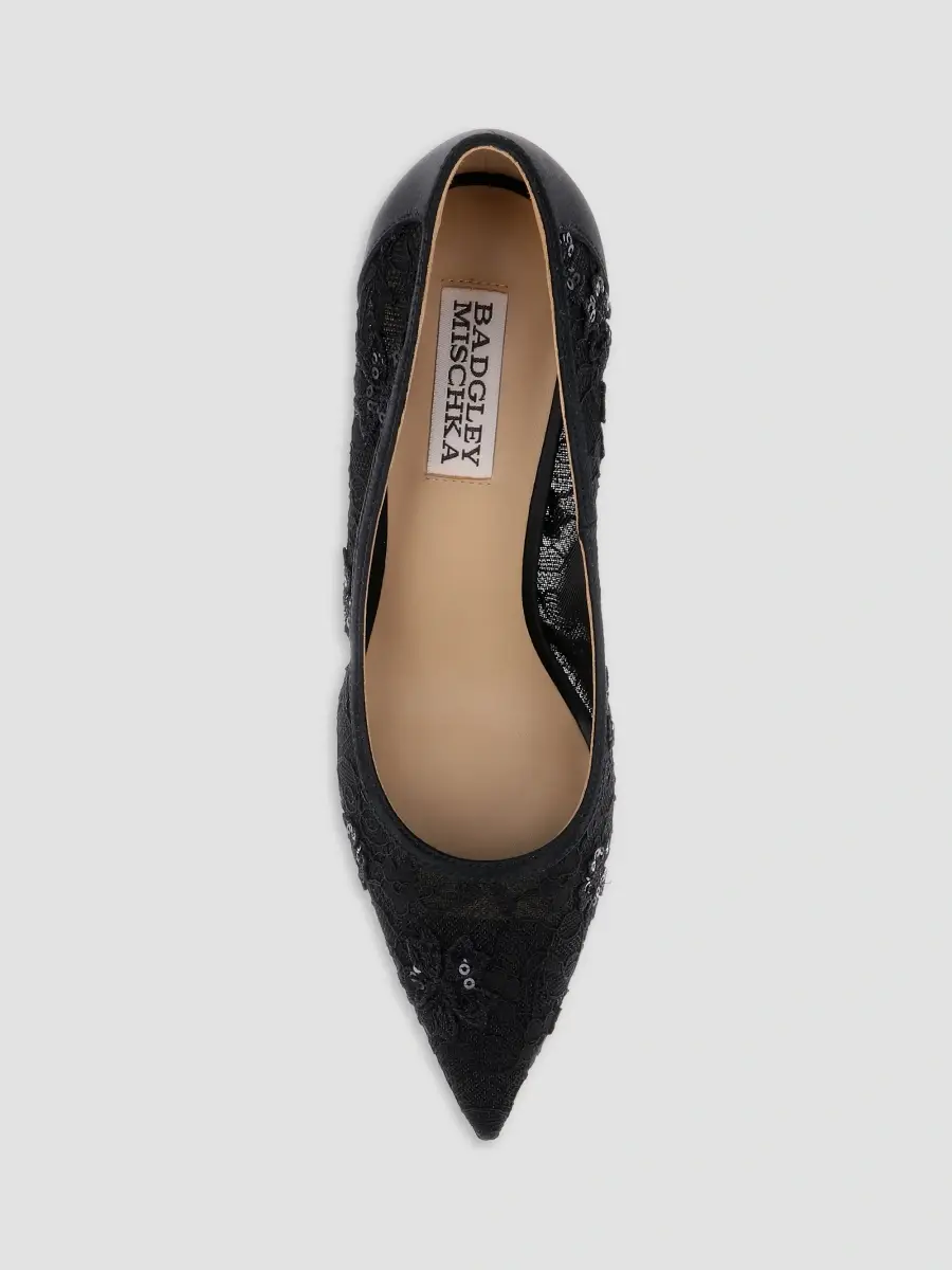 BADGLEY MISCHKA Women's Rania 85MM Floral Lace Pumps | Thumbnail 5 BADGLEY MISCHKA Women's Rania 85MM Floral Lace Pumps | Thumbnail 5