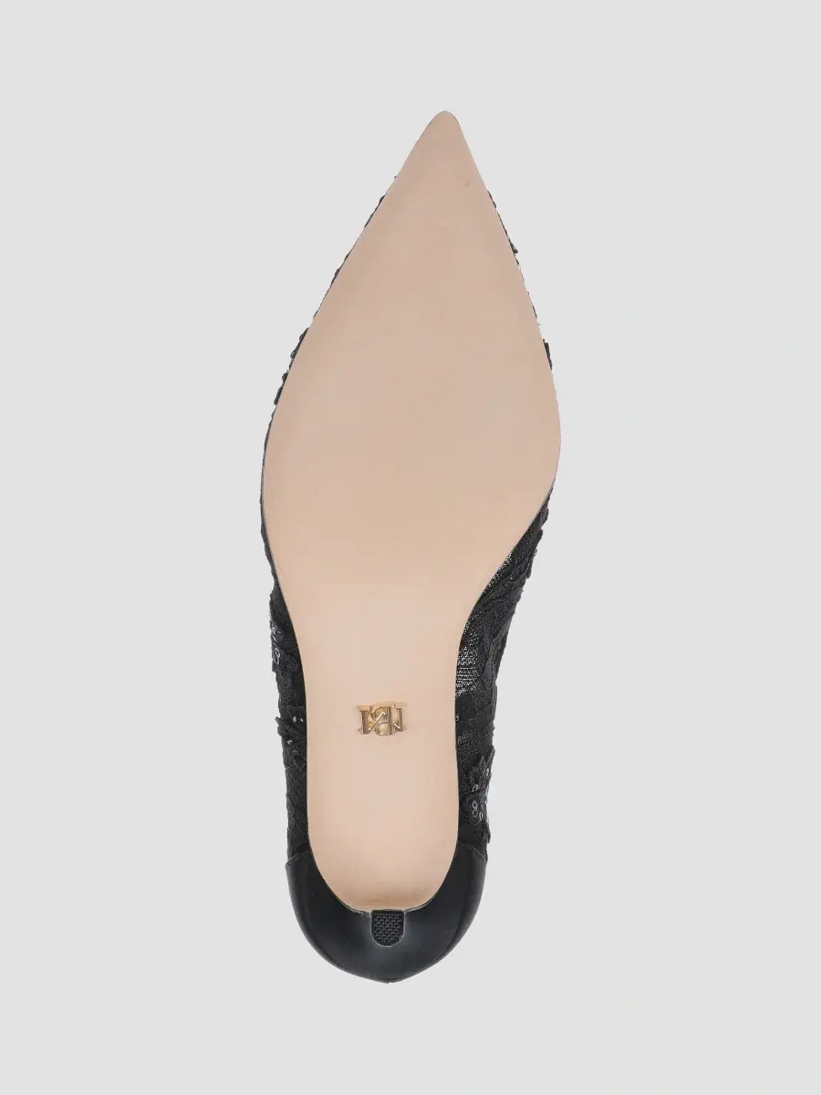 BADGLEY MISCHKA Women's Rania 85MM Floral Lace Pumps | Thumbnail 6 BADGLEY MISCHKA Women's Rania 85MM Floral Lace Pumps | Thumbnail 6