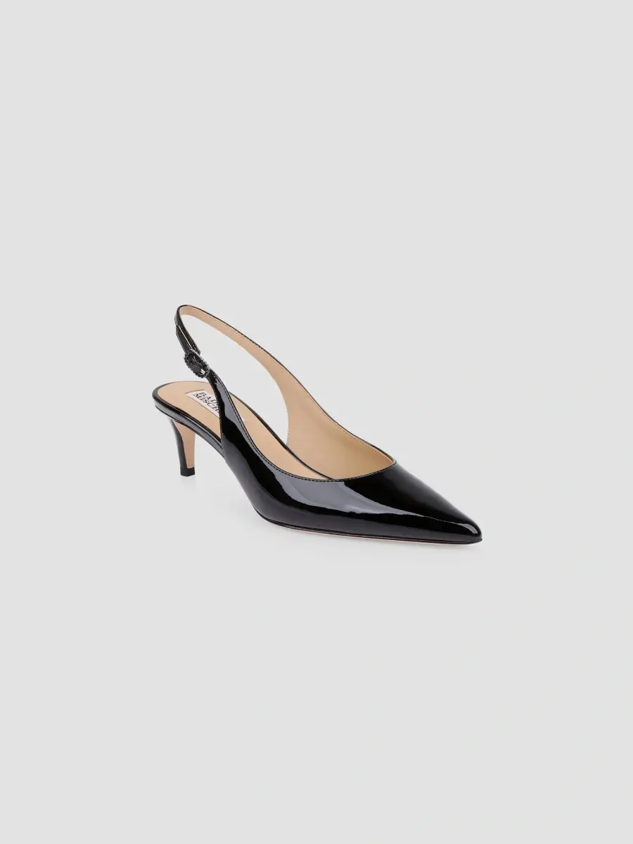 BADGLEY MISCHKA Women's Ruthie II 55MM Patent Leather Slingback Pumps | Thumbnail 2 BADGLEY MISCHKA Women's Ruthie II 55MM Patent Leather Slingback Pumps | Thumbnail 2