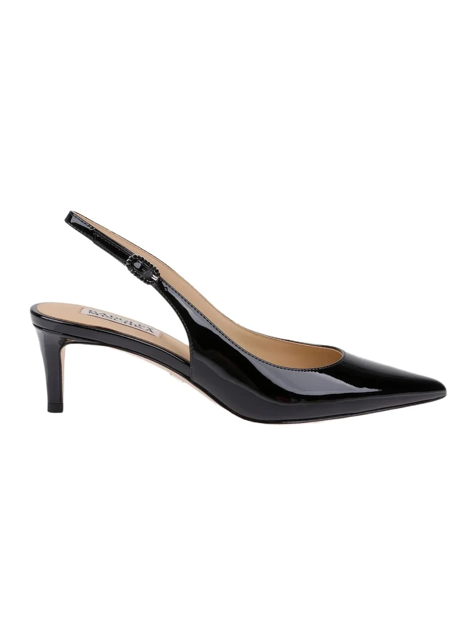 BADGLEY MISCHKA Women's Ruthie II 55MM Patent Leather Slingback Pumps