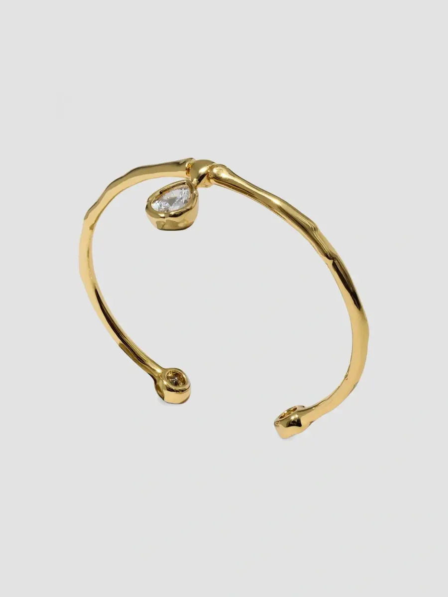 ALEXIS BITTAR Women's Asterales 14K-Gold-Plated & Cubic Zirconia Cuff | Thumbnail 3 ALEXIS BITTAR Women's Asterales 14K-Gold-Plated & Cubic Zirconia Cuff | Thumbnail 3