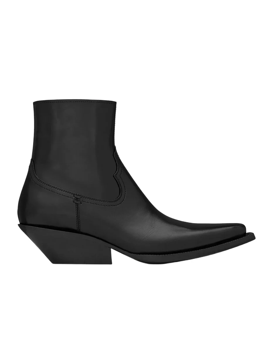 Women's Dylan Booties in Smooth Leather - Black Women's Dylan Booties in Smooth Leather - Black