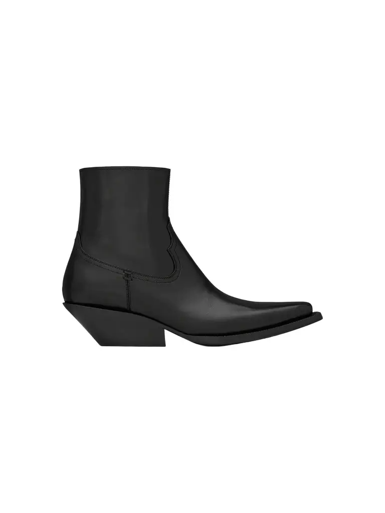 Women's Dylan Booties in Smooth Leather - Black Women's Dylan Booties in Smooth Leather - Black