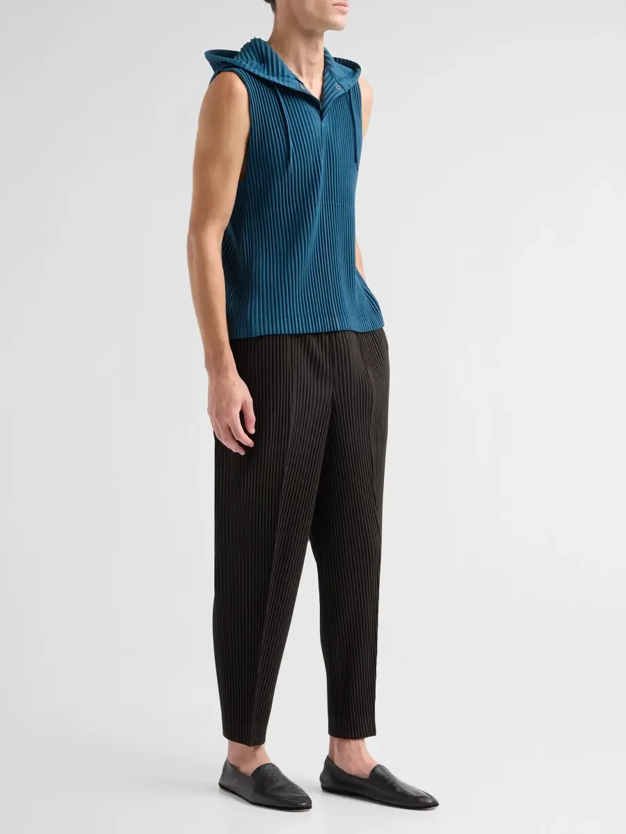 Homme Plissé Issey Miyake Men Compleat Tapered-Leg Trousers | Thumbnail 2 Homme Plissé Issey Miyake Men Compleat Tapered-Leg Trousers | Thumbnail 2